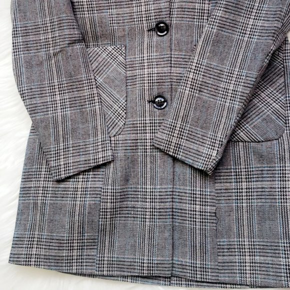 Plaid Over Coat - Picture 2 of 4